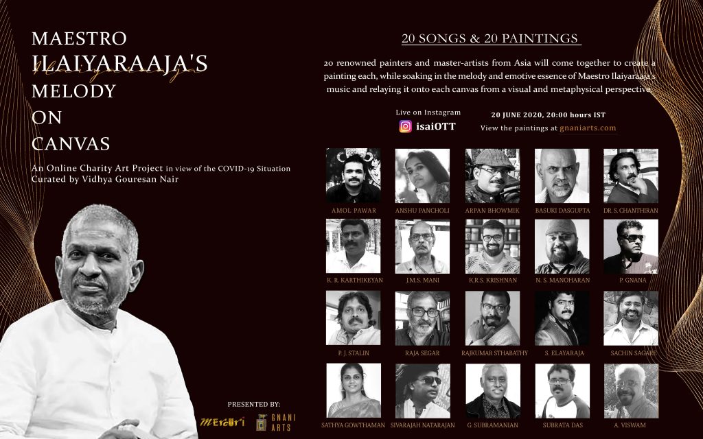 Maestro Ilayaraaja on Canvas poster New