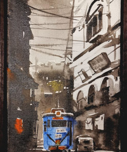 Arpan Bhowmik Untitled 03 2018 Acrylic on canvas 32 x 17 cm SGD 380