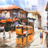 Cityscapes 2 Arpan Bhowmik Acrylic on Canvas 76 x 100 cm 2015