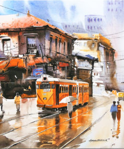 Cityscapes 2 Arpan Bhowmik Acrylic on Canvas 76 x 100 cm 2015