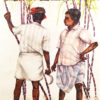 S. Sivabalan Village 04 watercolour on paper 75 x 50 cm SGD 180