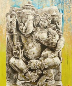 Rama.Suresh Lord Ganesha 2020 Acrylic on canvas 61 x 46 cm SGD 950 2 e1597646827441