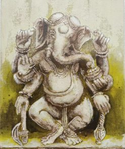 Rama.Suresh Narthana Ganesha 2020 Acrylic on canvas 61 x 46 cm SGD 950