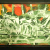 Alphonso Doss Romance on Bullock Cart 2003 Oil on canvas 71x141cm framed 154 x 86 cm SGD 7800