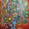 Karthikeyan Tree of Life 2018 Acrylic on canvas 121 x 86 cm SGD 2150