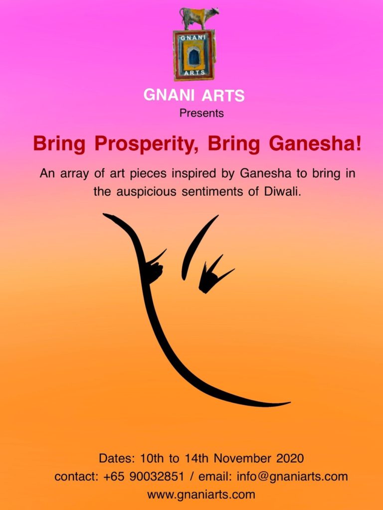 bring prosperity bring ganesha banner design nov 2020