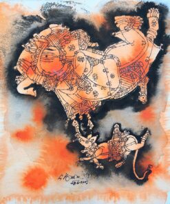 G. Raman Untitled 19 Ink and watercolour on Paper 25x28cm 2007 SGD 350 FILE 19