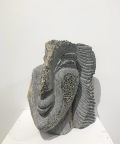 Head Series 009 C. Dakshinamoorthy Granite Stone 29 x 25 x 29 cm 2016 SGD 4600
