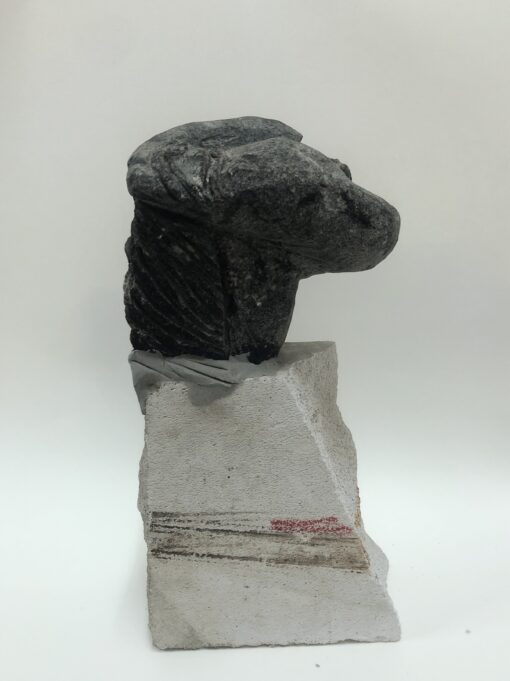 Head Series 037 C. Dakshinamoorthy Granite Stone 34 x 12 x 20 cm 2016 SGD 1800