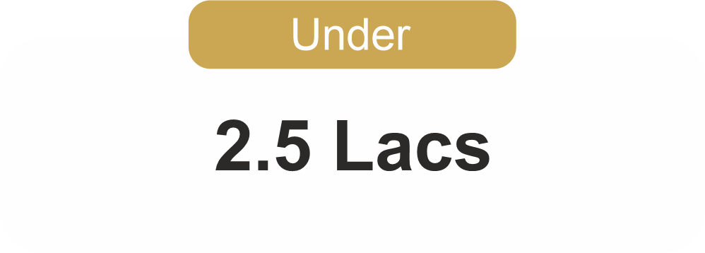 Under 2.5 Lacs